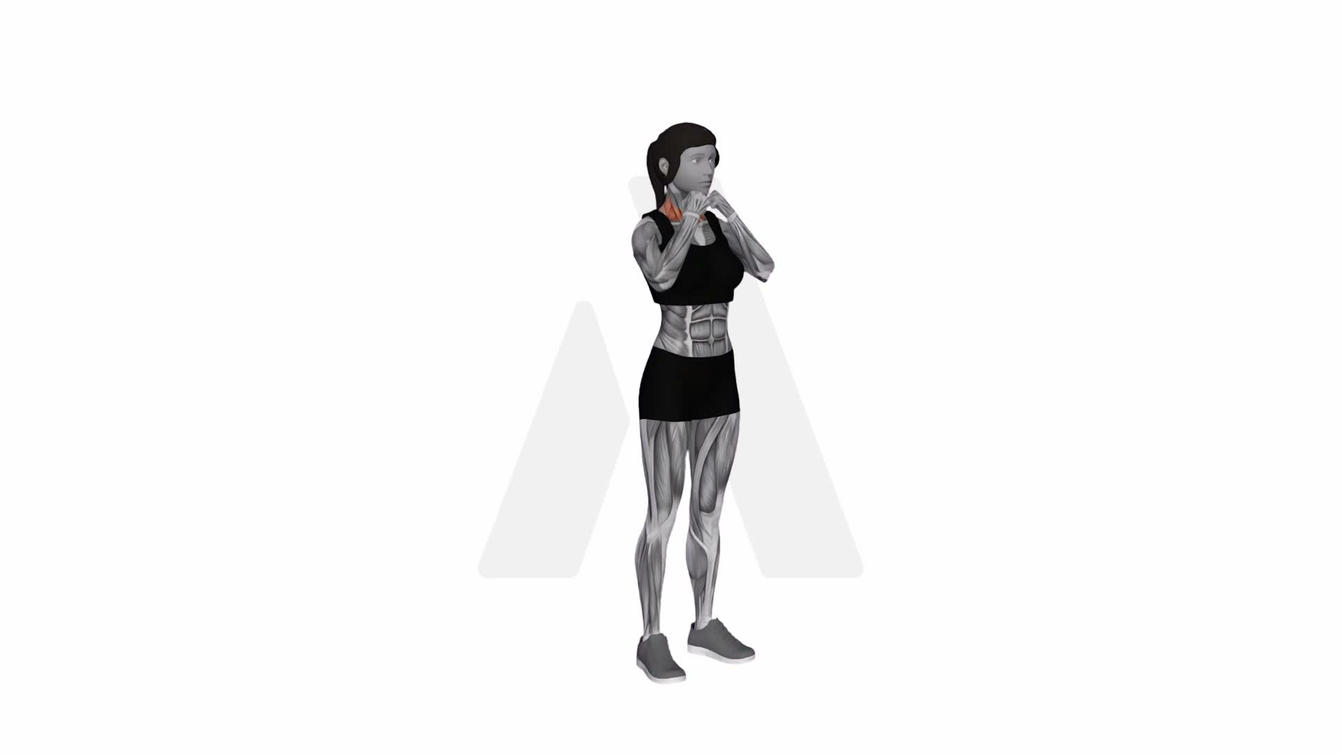 5 Sec Fist Against Chin exercise demonstration