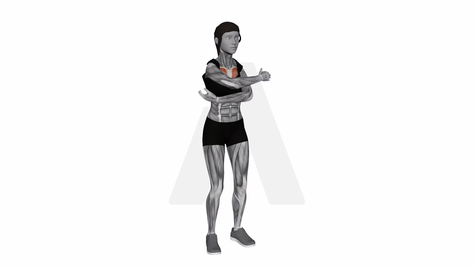 Back Slaps Wrap Around Stretch exercise demonstration