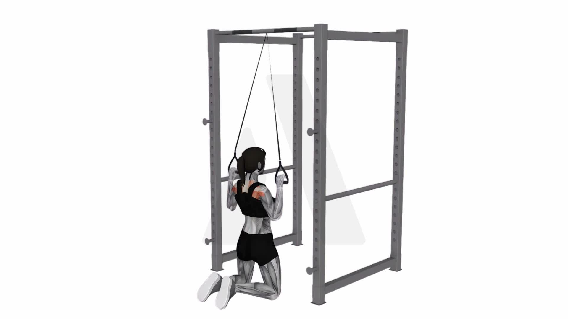 Band Kneeling Lat Pulldown exercise demonstration