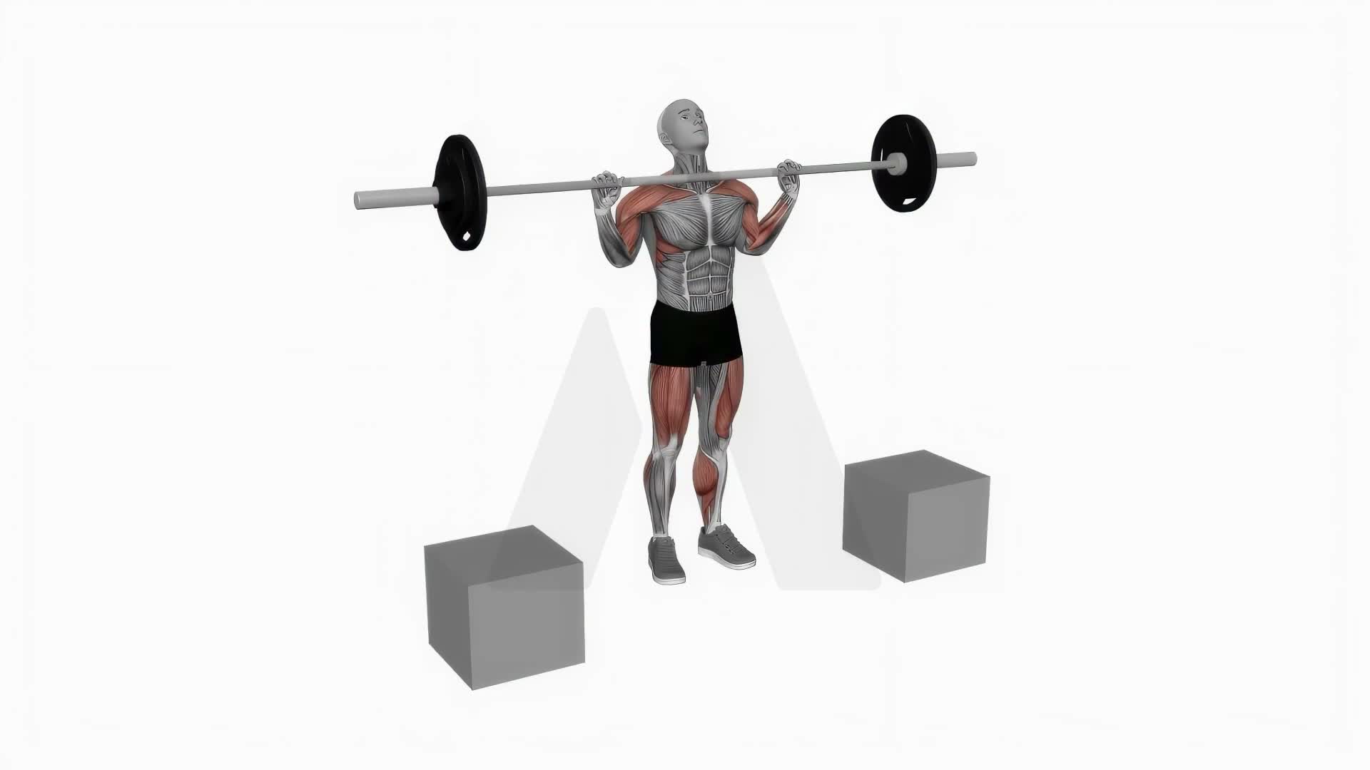 Barbell Power Clean From Blocks exercise demonstration