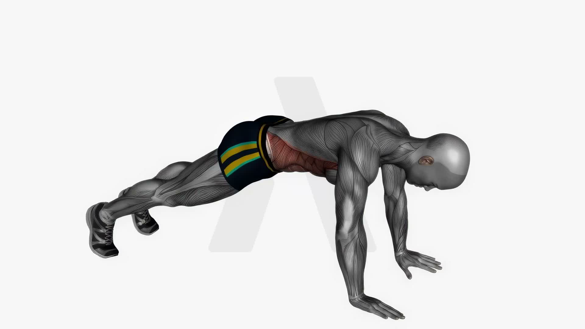 Brazillian Crunches exercise demonstration