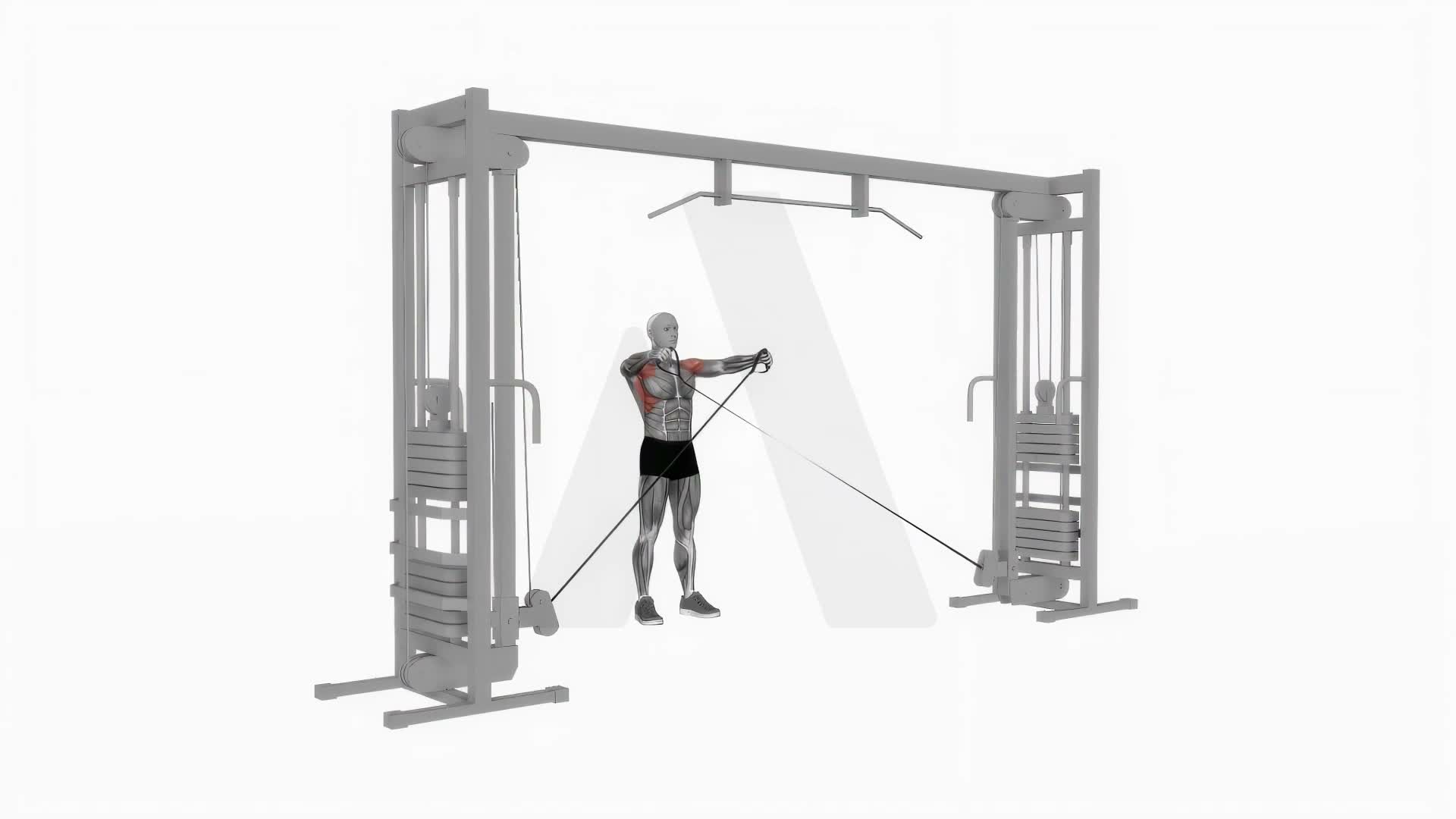 Cable Y Raise exercise demonstration