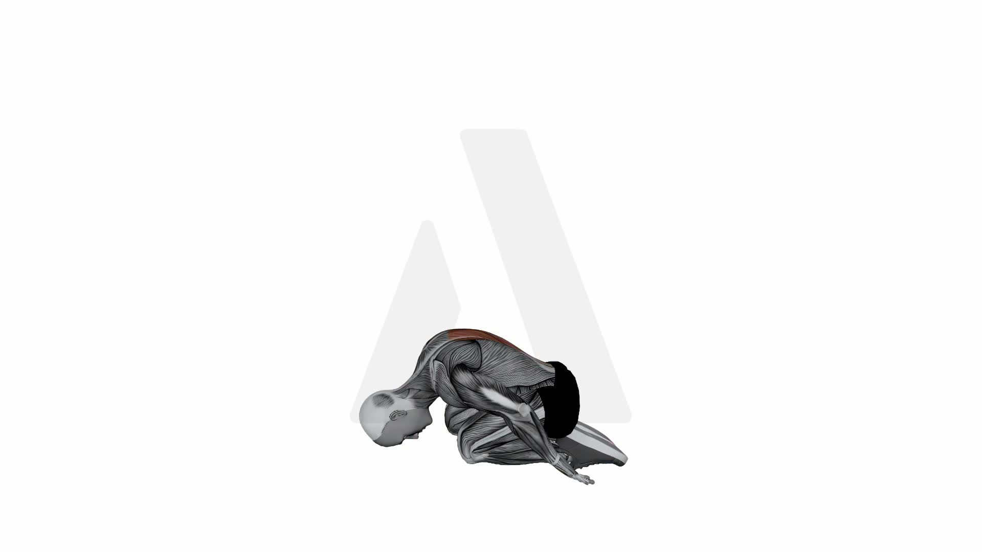 Child Pose Arms On Side exercise demonstration