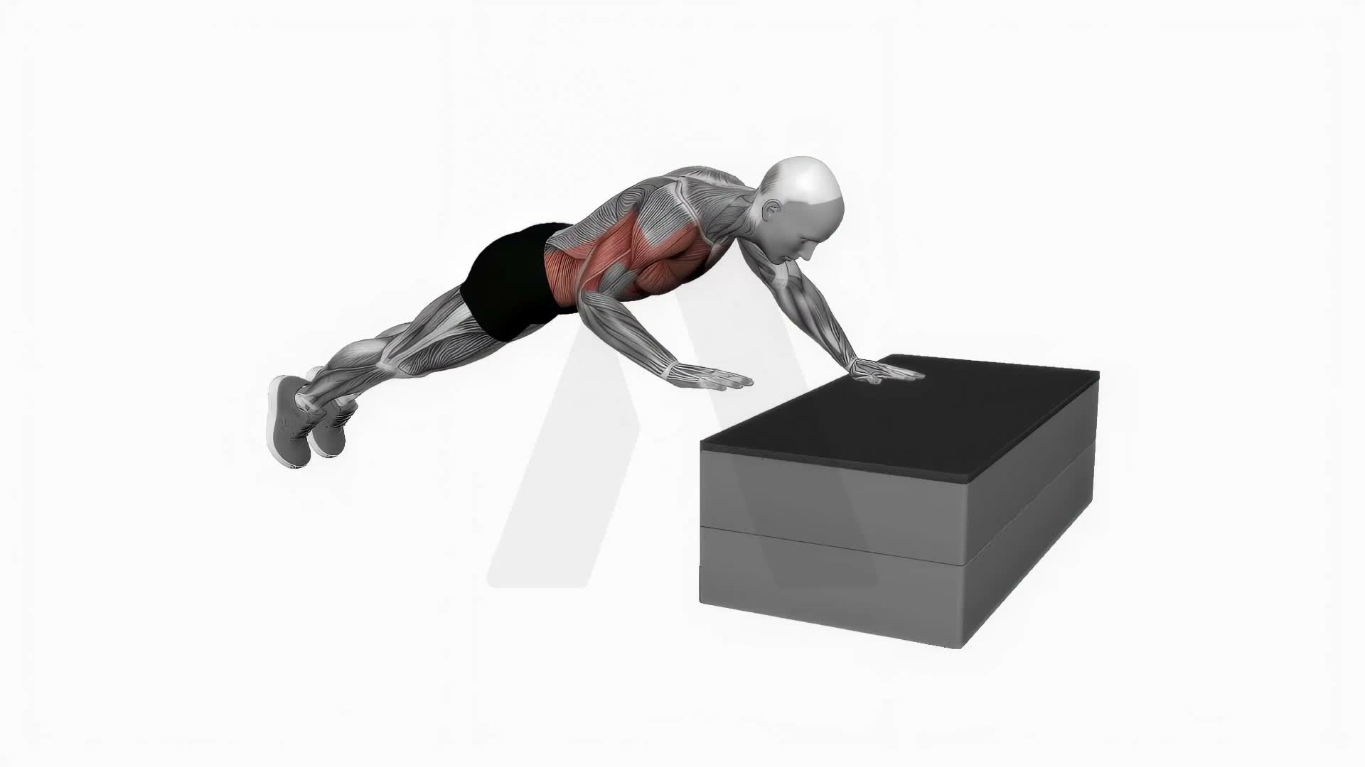 Climber A Padded Stool Supported exercise demonstration