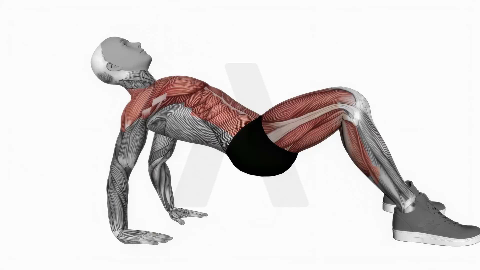 Crab Pose exercise demonstration