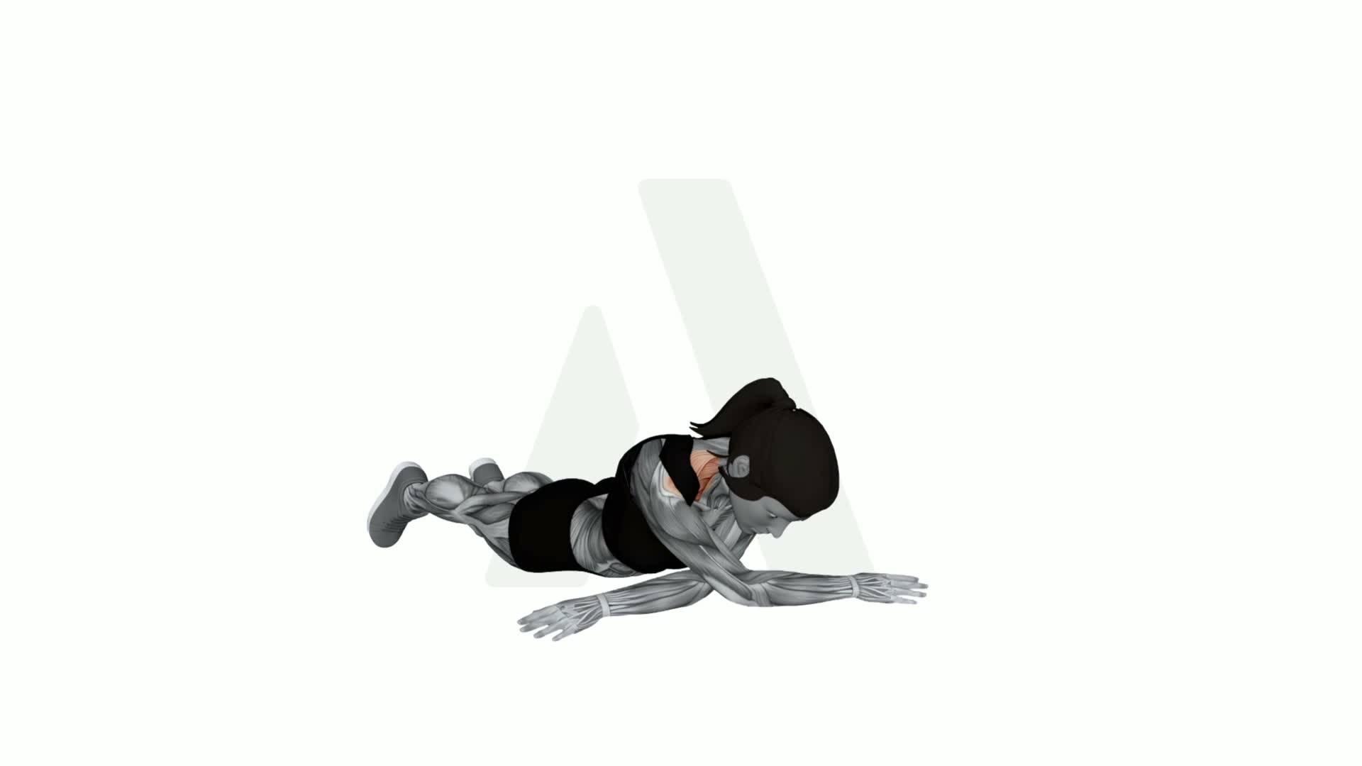 Criss Cross Bow Tie Pose exercise demonstration