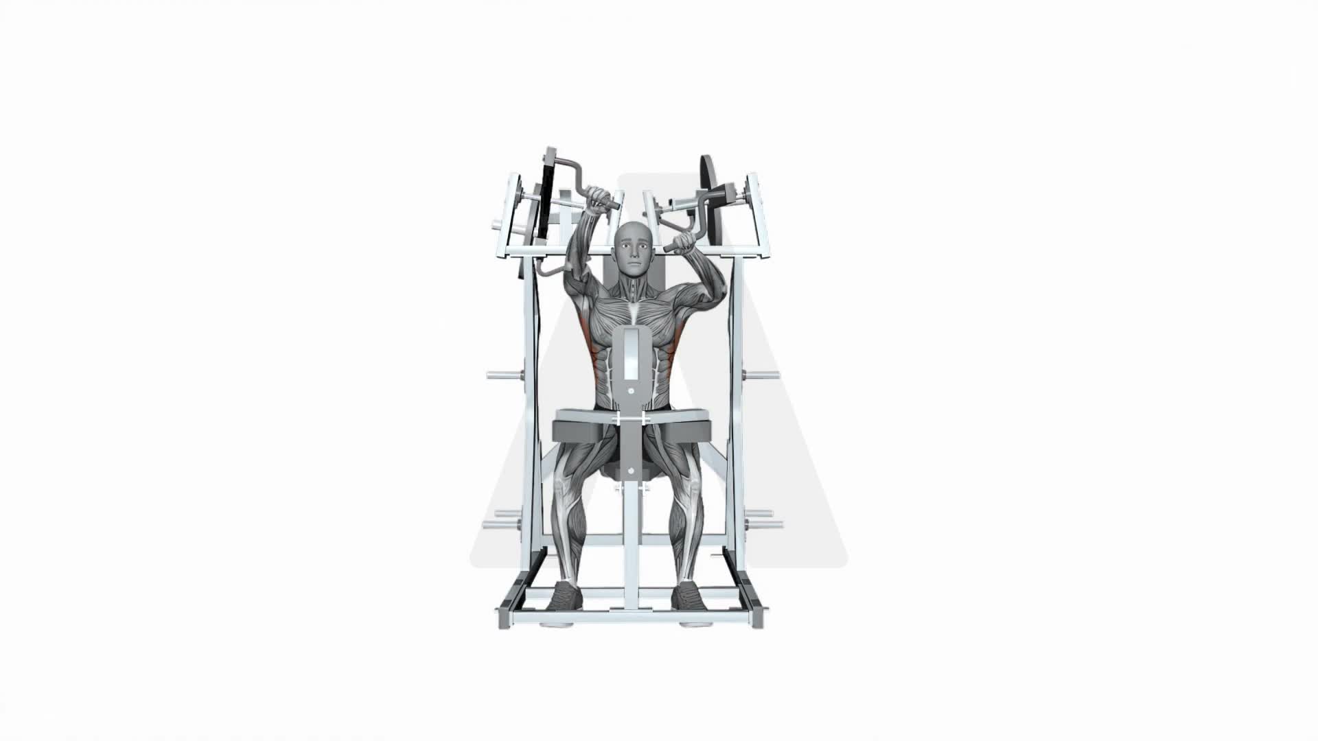 Hammer Strength Plate Loaded High Row Single Arm exercise demonstration