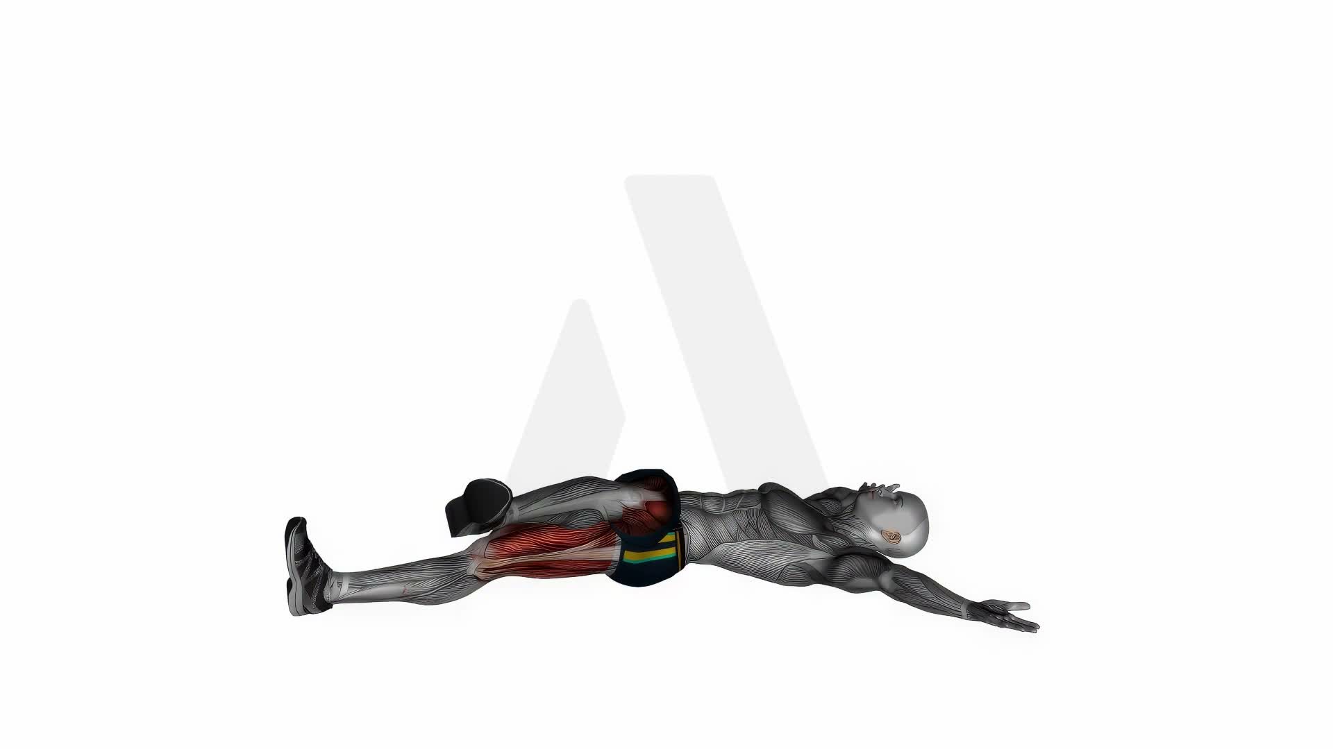 Iron Cross Stretch exercise demonstration