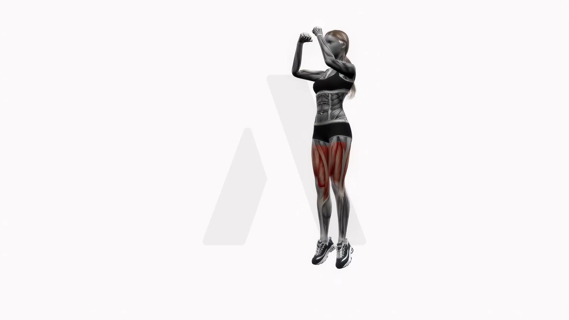 Jump Squats Bodyweight exercise demonstration