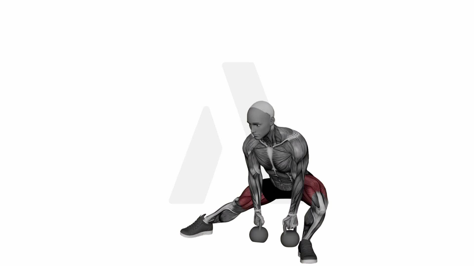 Kettlebell Lateral Lunge exercise demonstration
