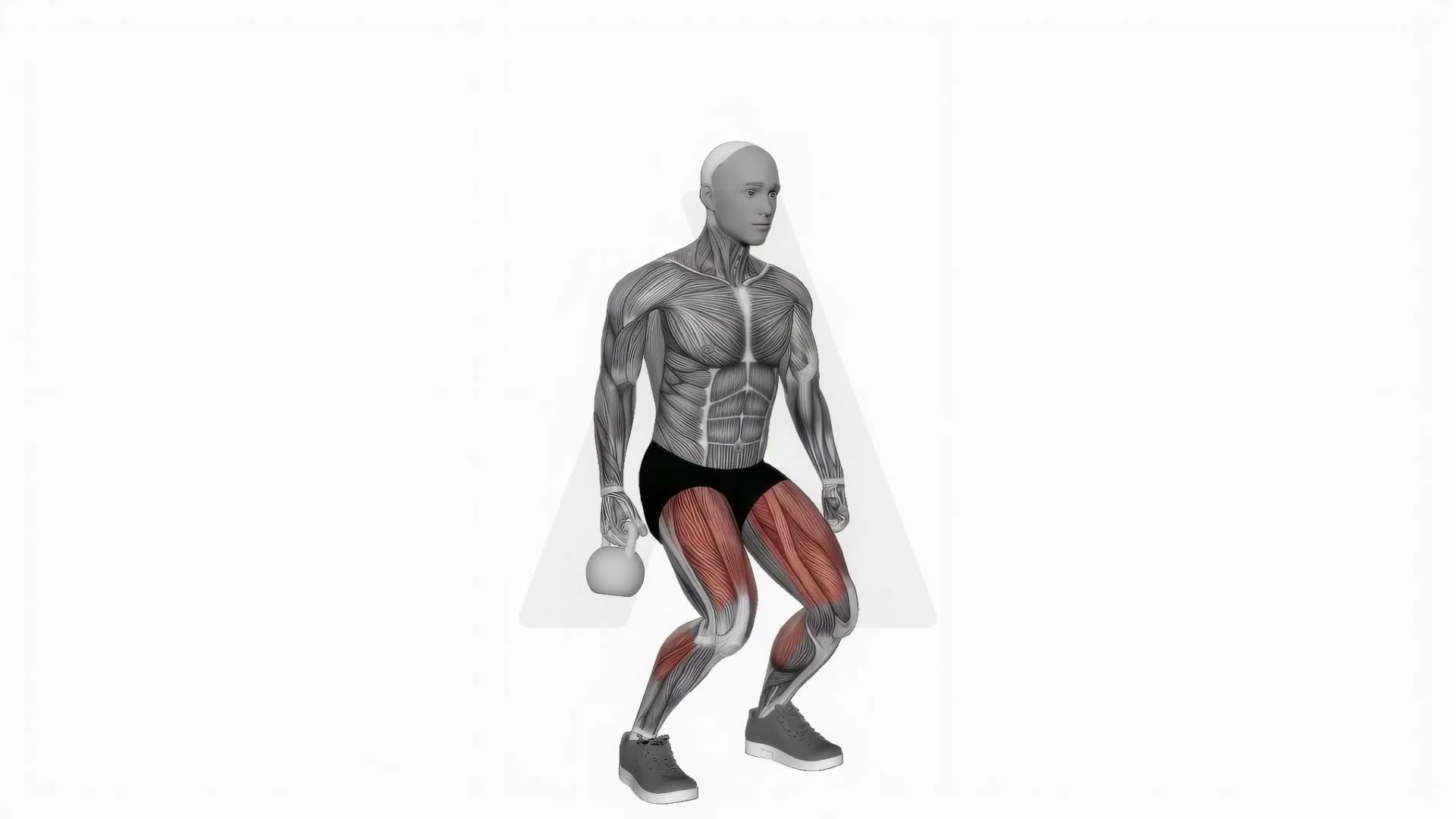 Kettlebell Suitcase Squat exercise demonstration