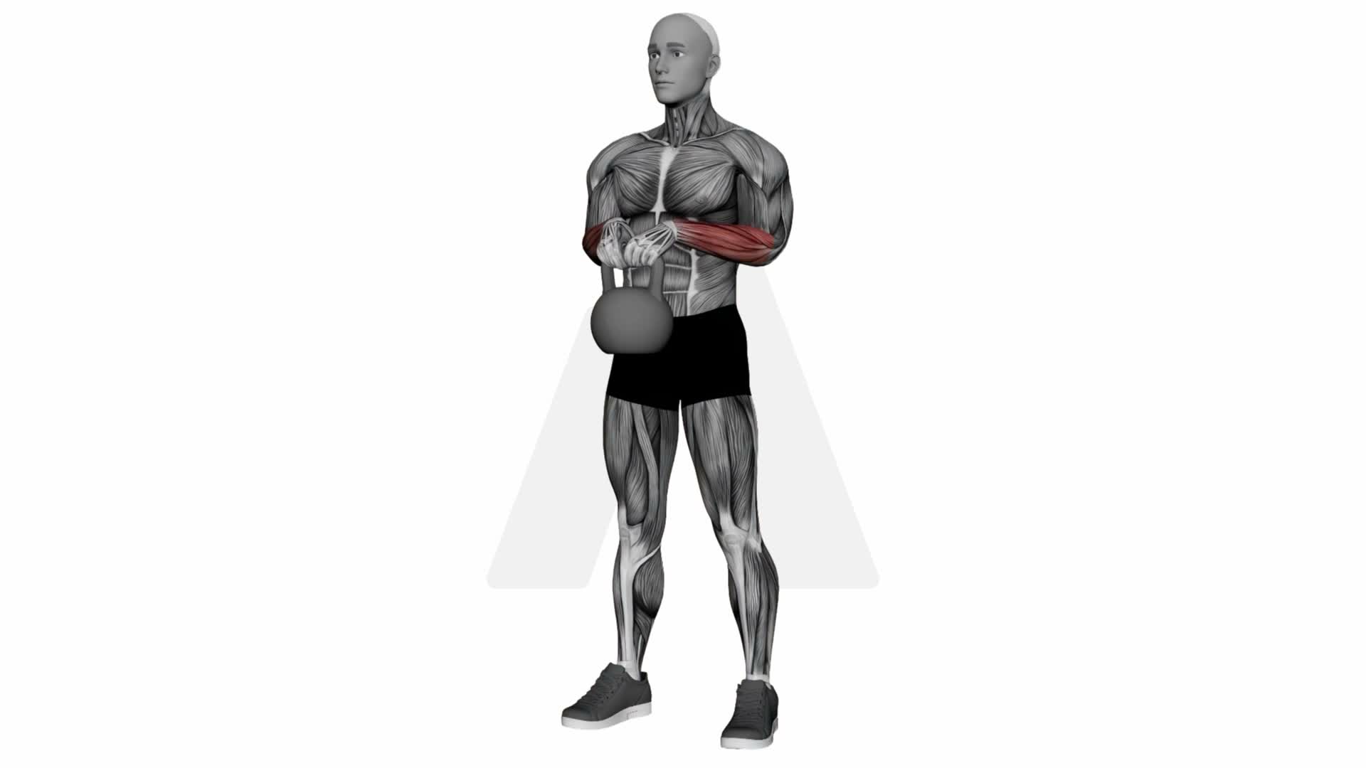 Kettlebell Wrist Extension exercise demonstration