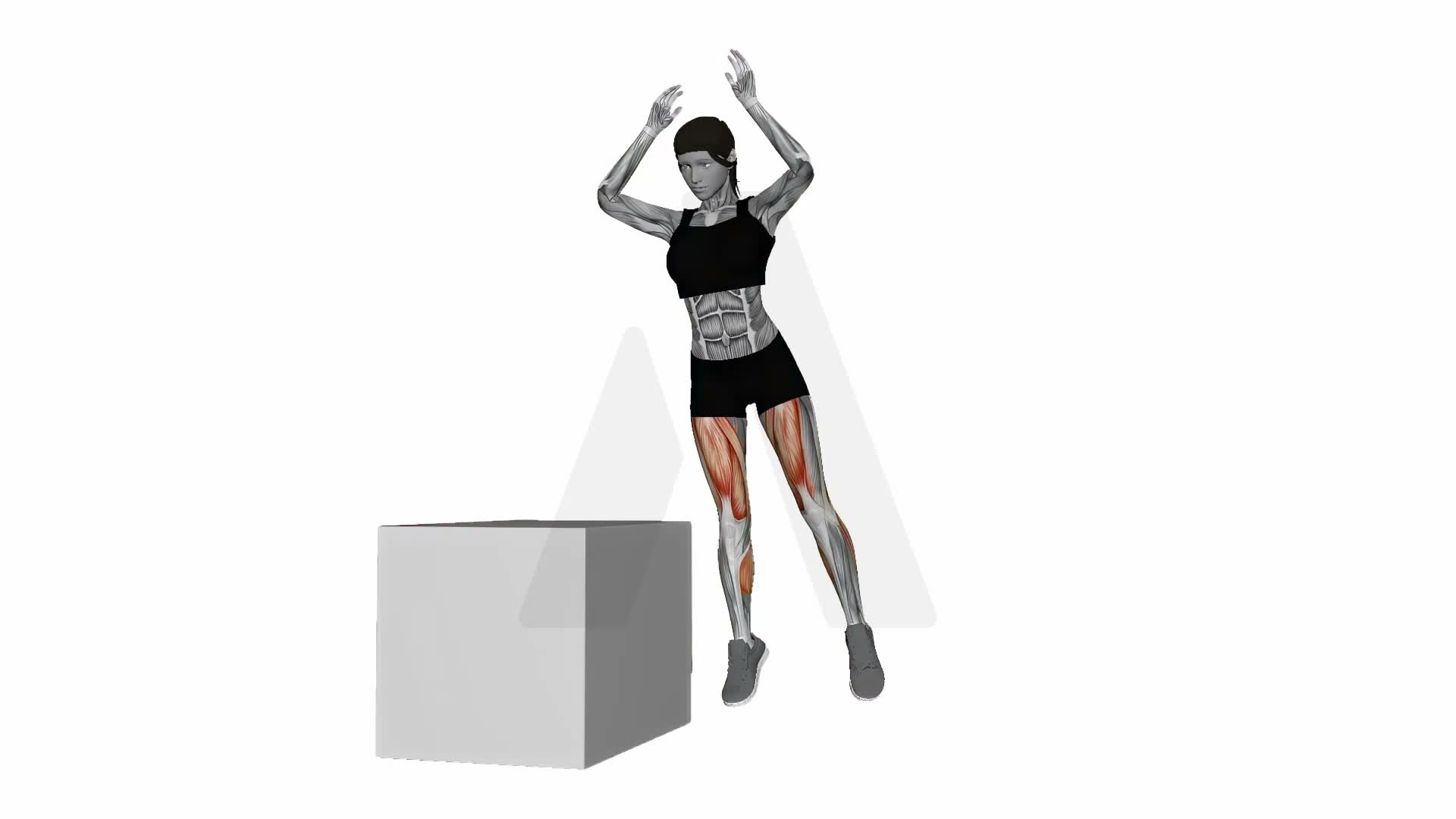 Lateral Box Jump exercise demonstration