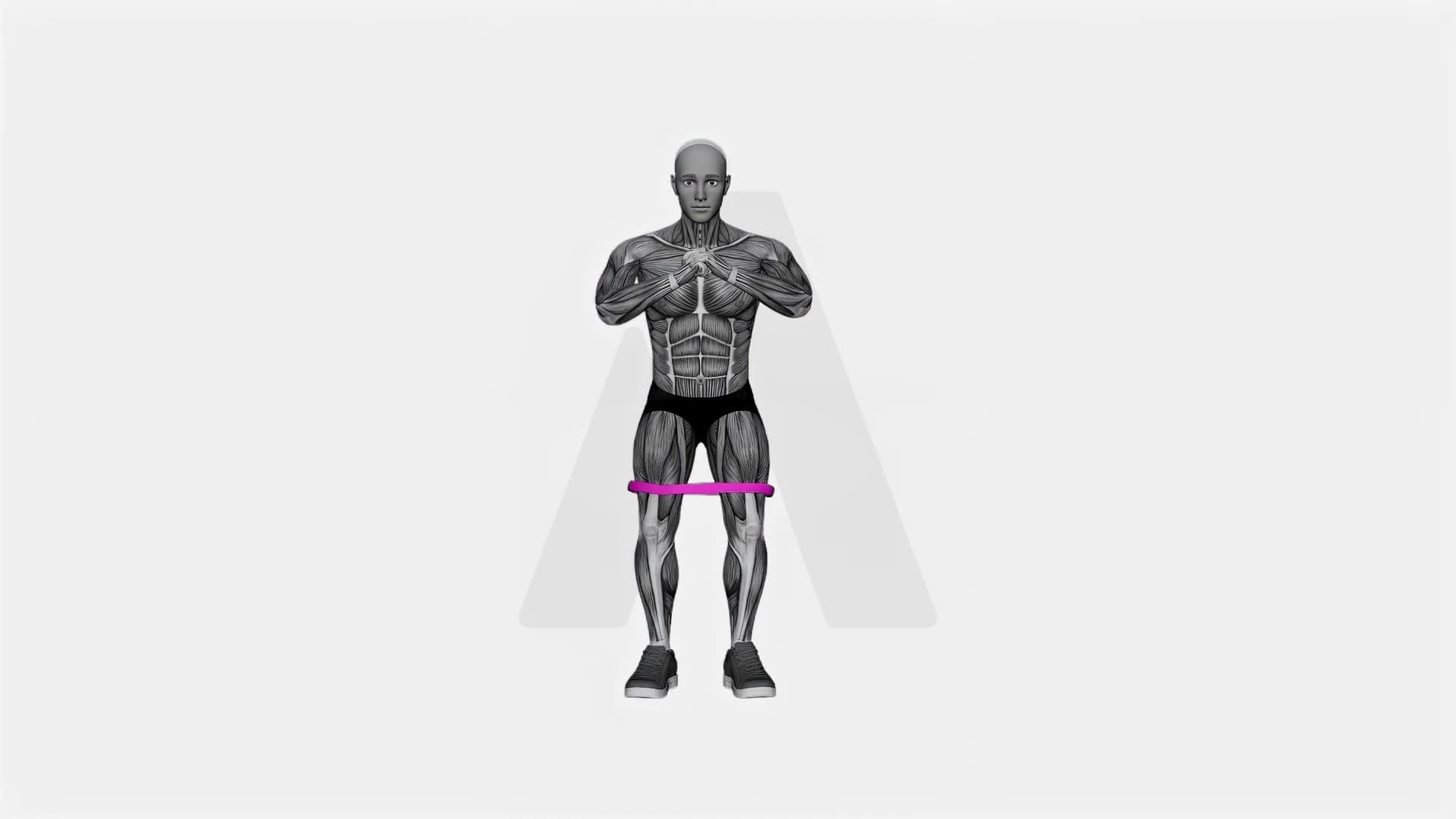 Resistance Band Standing Hip Abduction exercise demonstration