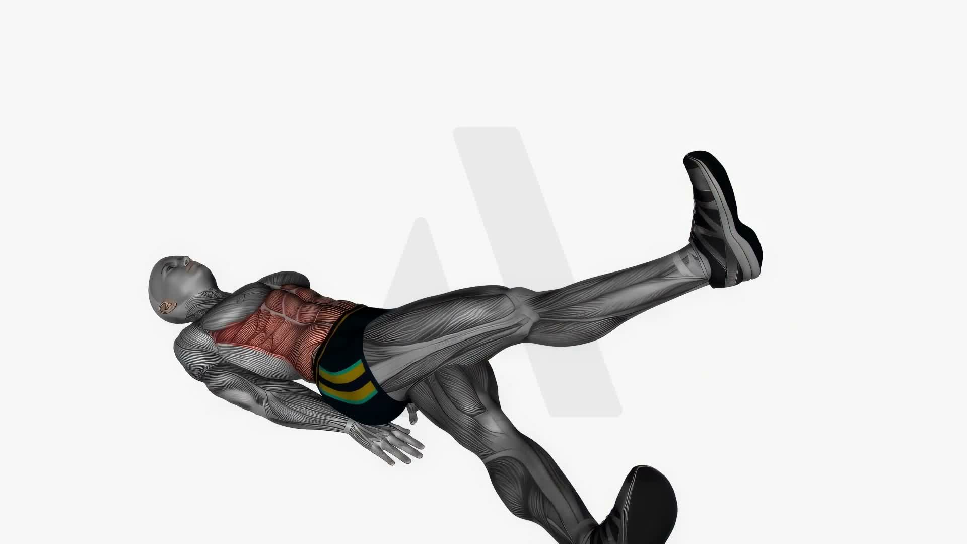 Scissors Kick exercise demonstration